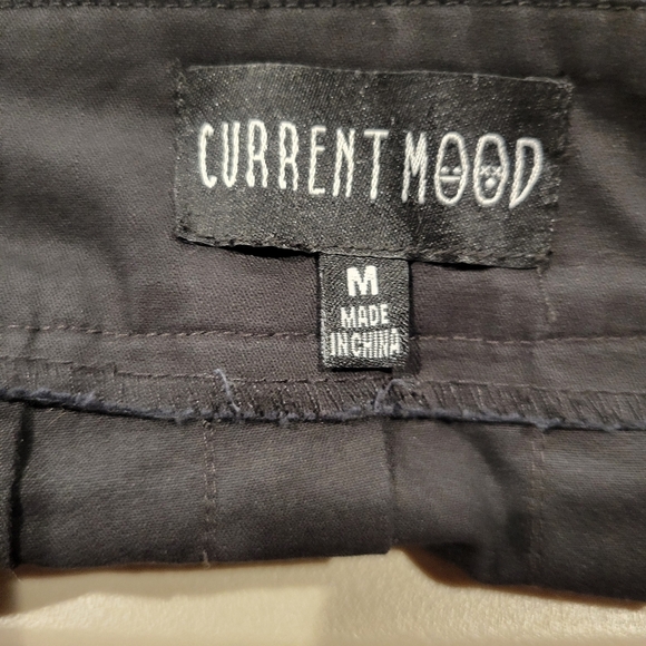 Dolls kill Current Mood Size M Black Punk Rock Mini Skirt W/pouch - Picture 5 of 6